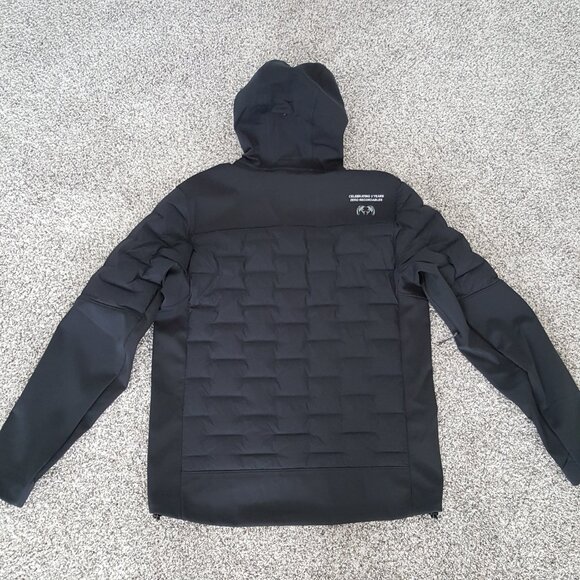 $349 KUIU Axis Thermal Hybrid Hooded Jacket Carbon Black L Waterproof Windproof - Picture 11 of 15